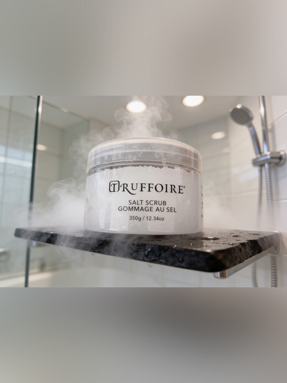 TruFoire Salt Scrub - White Jar